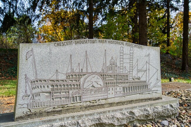 This monument is dedicated to the Great Republic ship, which was launched in 1866.