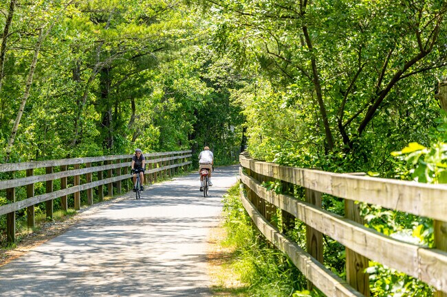 Many residents in the Littleton Road neighborhood area enjoy cycling or walking along the Bruce Freeman Rail Trail.