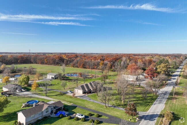 In Leroy you can commonly find homes sprawled out on many acres of land.