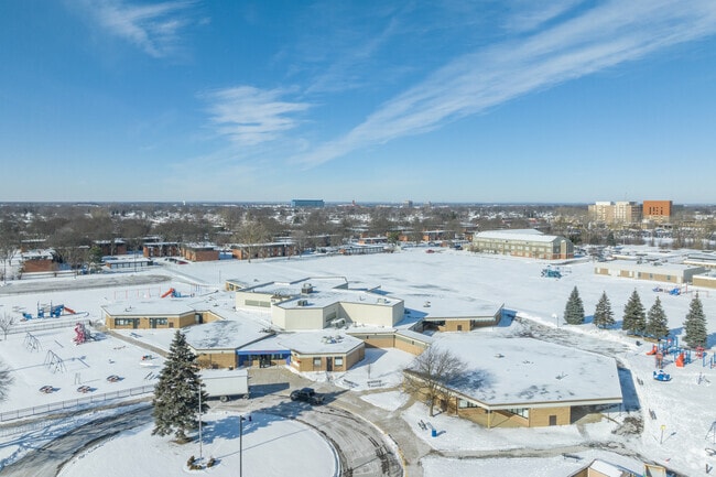 Westwood Elementary School aerial.