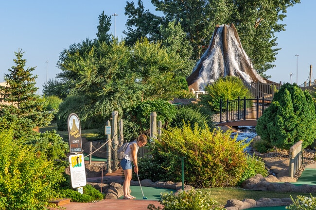 Spend an afternoon playing miniature golf at Thunder Road near Anderson Park.