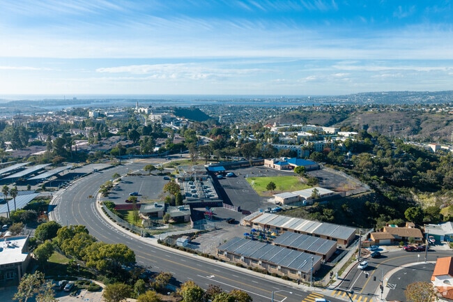 A view from above Twain High School in Linda Vista.
