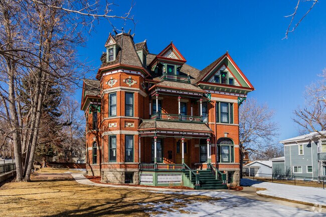 Old Victorian homes add history to the streets in Great Falls.