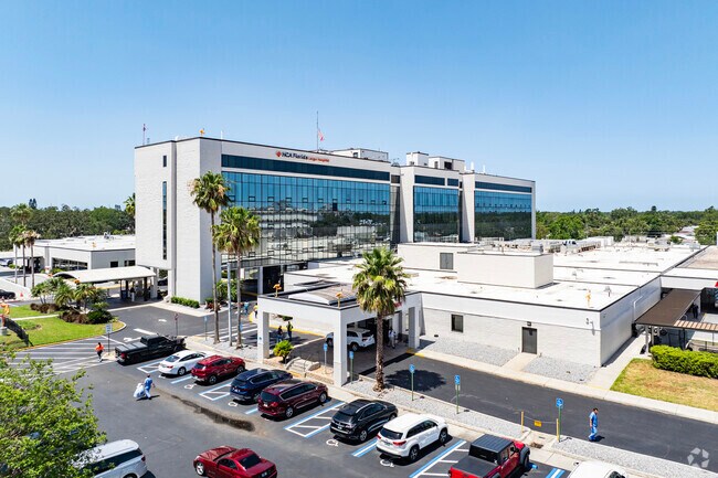 The HCA Florida Largo Hospital is next to Largo Central Park.