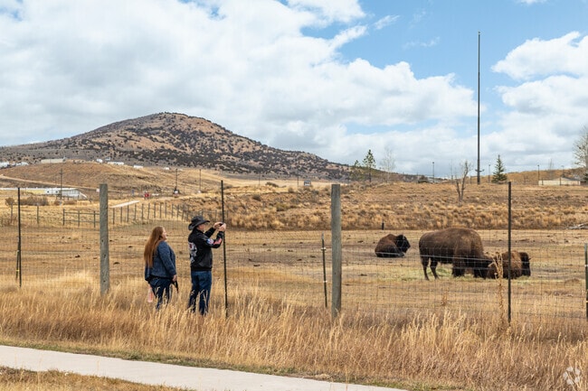Residents find a moment to relax at Bear River State Park in Evanston.
