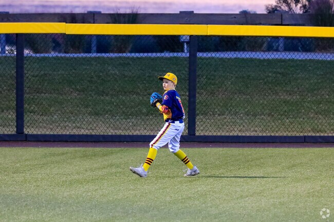 Cordesville youth practice baseball at Shipyard Park.