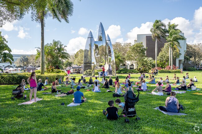A gathering of people at the Coco Love Fest