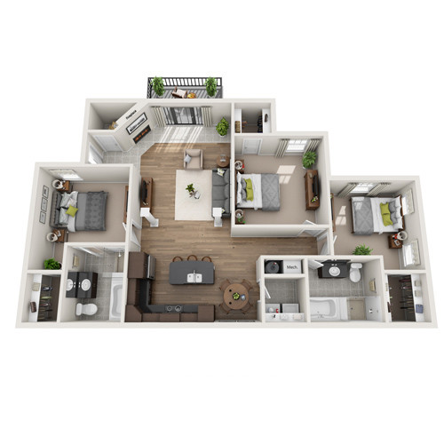 3 Bedroom 2 Bath