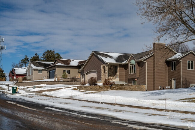 Newer split-level homes can be found on White Oak Ln.