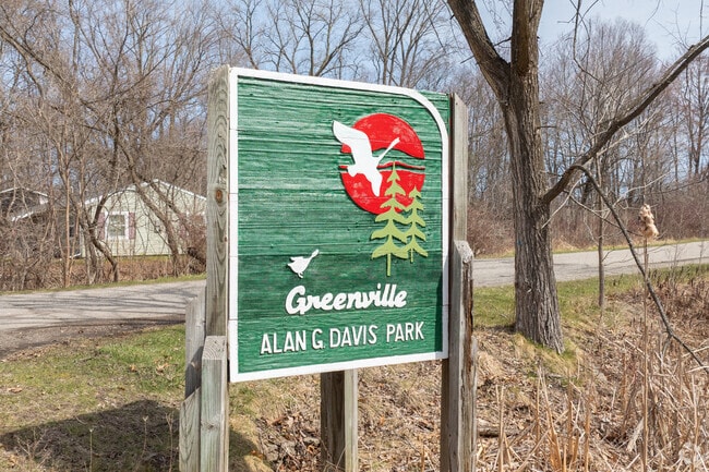 Alan G. Davis Park is known for the large playground, Danish Kingdom, in Greenville.