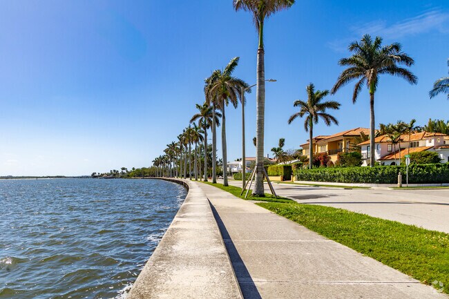 Tranquil waterfront living in El Cid, with homes along the intracoastal.