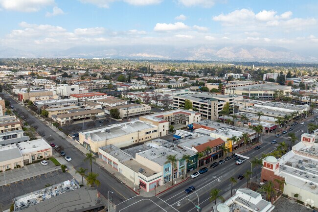 Downtown Alhambra is a small neighborhood directly on Main Street, within the San Gabriel Valley.