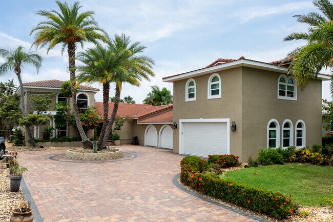 Homebuyers can find large homes with Mediterranean influences in Bouchelle Island.