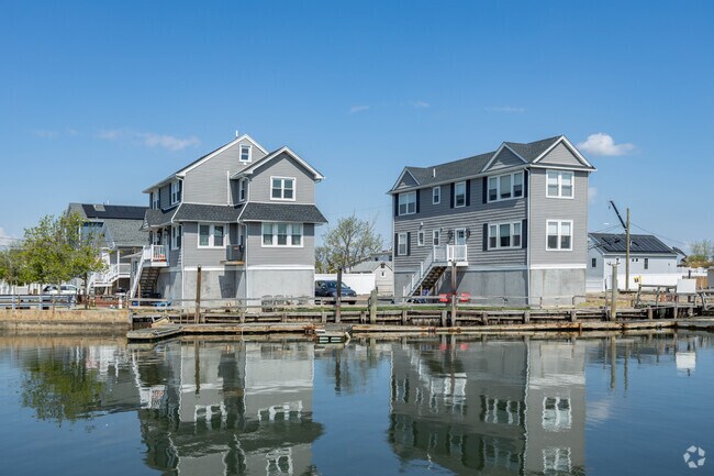 Many homes in Bay Park have been renovated and raised onto cement slabs, to prevent flooding.