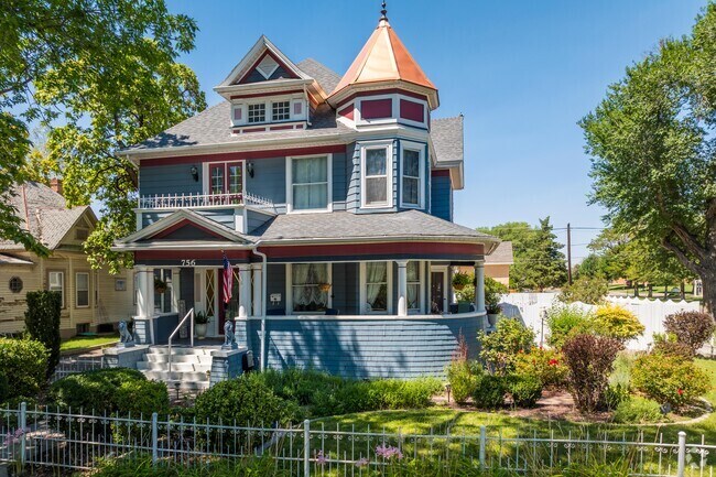 A Victorian home from the early 1900s on the 7th Street Historic District.
