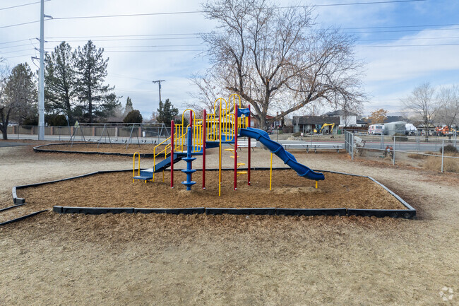 The playground at Agnes Risley Elementary School.