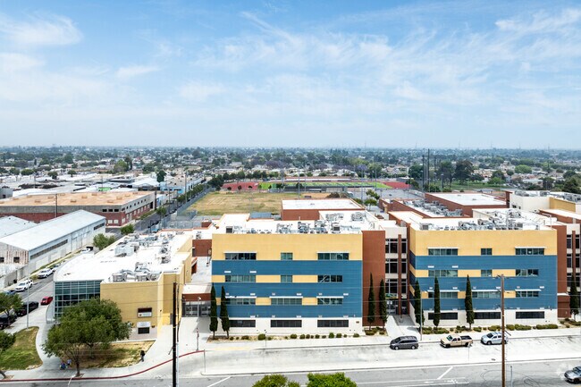 Mervyn M. Dymally High School has a strong athletics program.