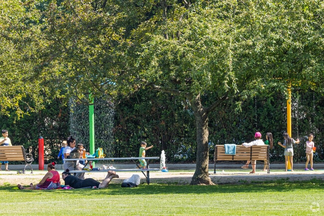 Have a family picnic in the shade at Blumenfeld Family Park in nearby Port Washington.