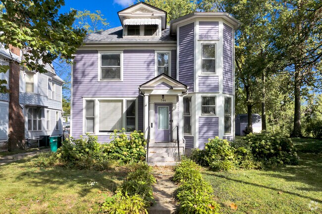 Delight in the charm of bay windows that add character to Millikin Home's historic residences.