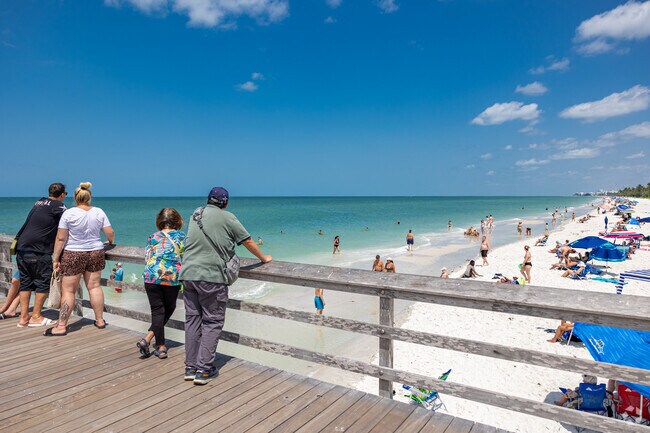South Naples residents have a great view of the beautiful beaches from Naples Pier.