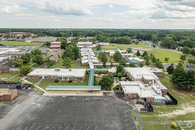 The large footprint of Wicomico High School may seem confusing to students at first.
