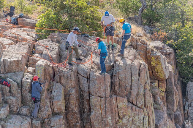 Locals can enjoy rock climbing in the Wichita Mountains, just a short drive from Lawton.