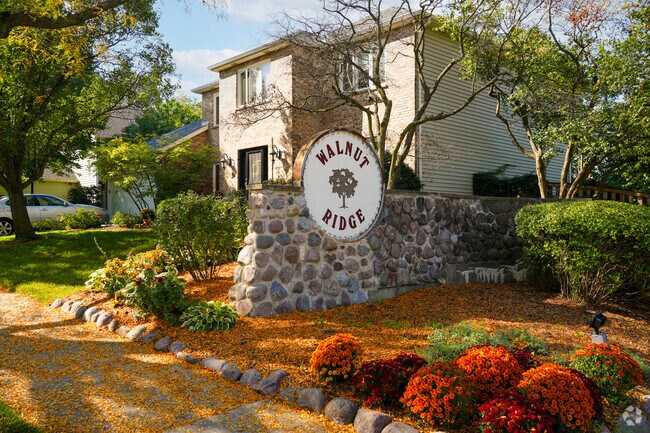 Walnut Ridge is a premiere neighborhood in Naperville welcoming you with stone entryways.