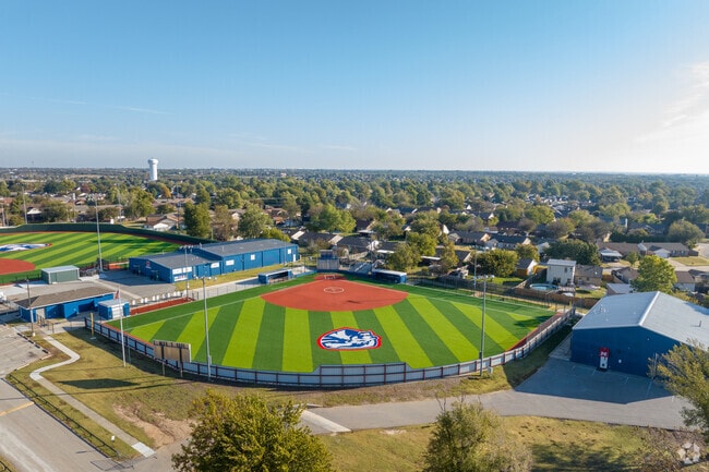 Catch a ball game at Moore High School.