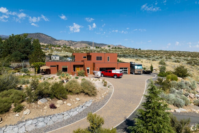 Montreux has plenty of custom builds outside the private community, designed for high desert.