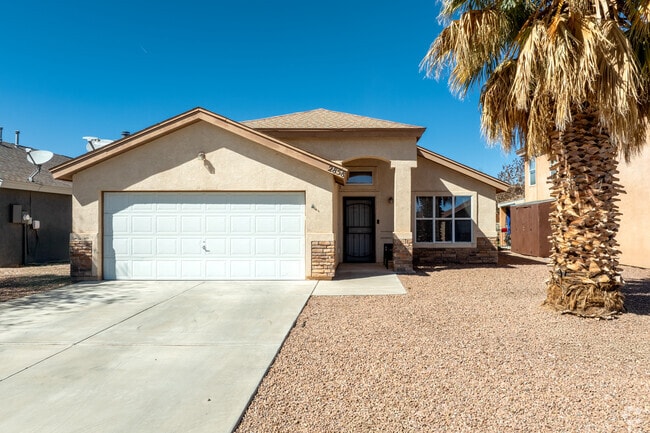 A traditional stucco home in West Side adds character to this diverse neighborhood.