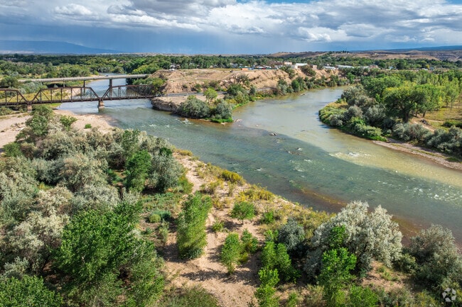 Check out where the Colorado River meets the Gunnison River in Orchard Mesa.