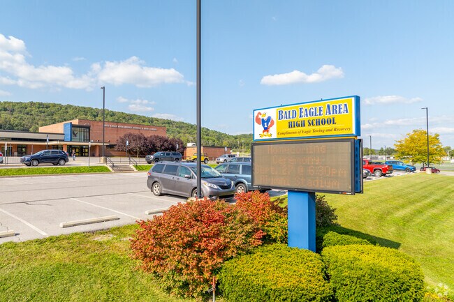 Bald Eagle Area Junior/Senior High School teaches students grades 6-12.