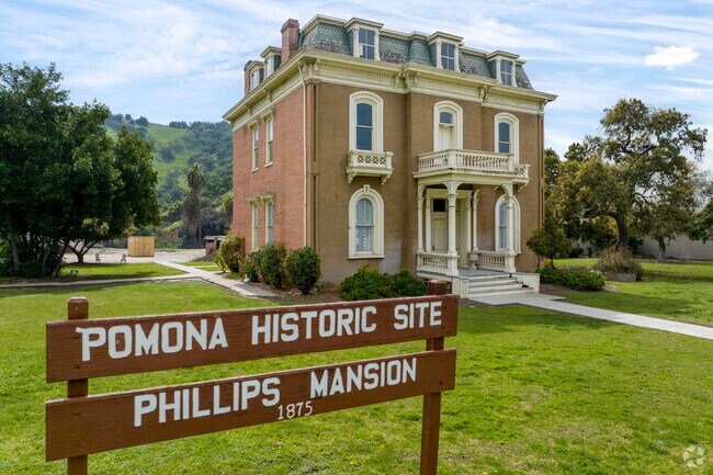 The Phillips Mansion, located on Pomona Historic Site, memorializes the history of the region.