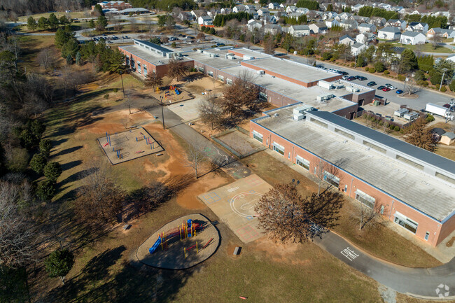 Kids love the playground at E.P. Pearce Elementary School.