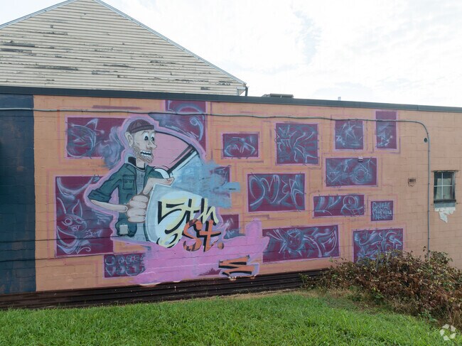 Art can be found all over Lynchburg, especially in the Lakeside area.