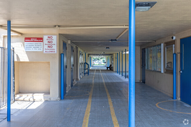 The campus of Luther Burbank Elementary School in Merced.