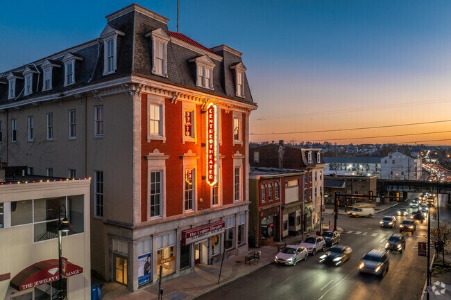 The Centre Theater in Norristown features live performances and art exhibits.
