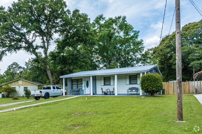 Some Cody homes are small, minimal style builds situated on elevated lots.