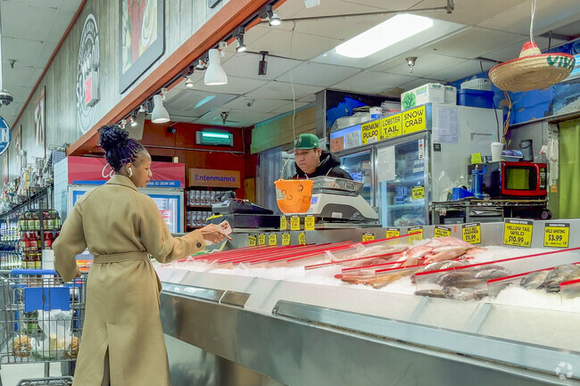 Pick up a filet of Atlantic Swordfish at the Food World Supermarket in North Valley Stream.