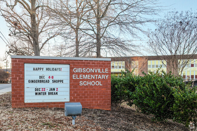 North Carolina children can attend Gibsonville Elementary School.