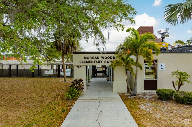 Morgan Woods Elementary serves the Twelve Oaks neighborhood and surrounding areas.