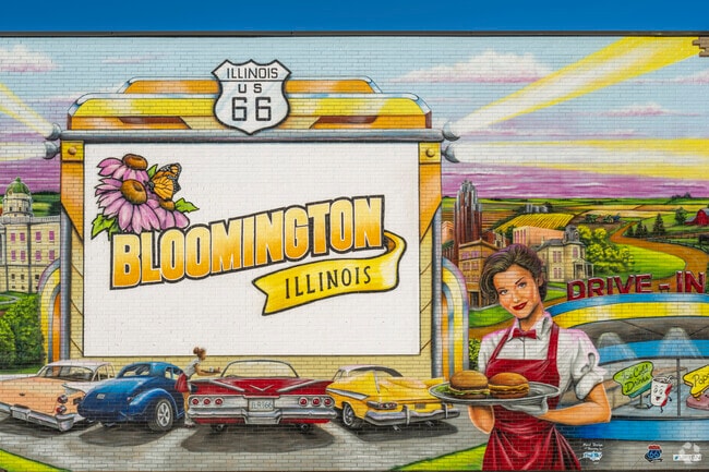 Experience the vibrant downtown of nearby Bloomington.