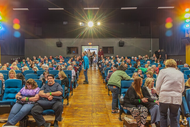 The Roxy hosts numerous community events throughout the year, including concerts.