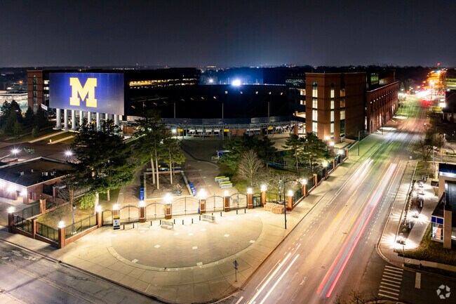 Ann Arbor is home of The University of Michigan and Bryant fans can easily attend lively games.