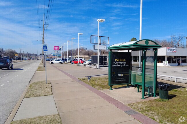 Tulsa Transit has many stops for Turner Park residents, allowing them to easily get around.