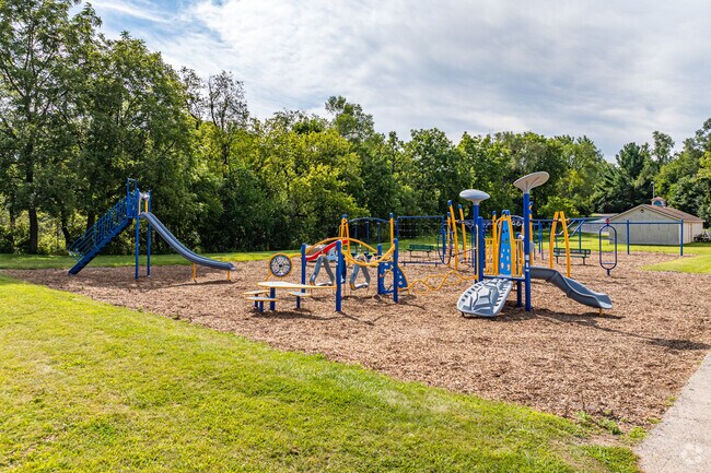 Burlington's Winkler Elementary School offers students a playscape to enjoy during recess.