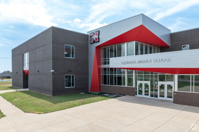 Mustang Central Middle School is the home of the Broncos.