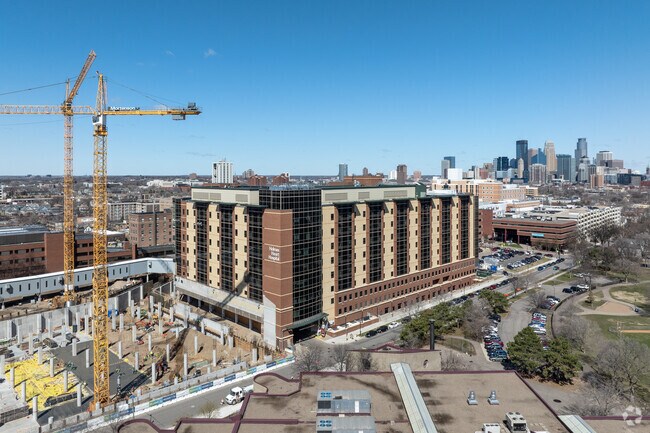 Abbott Northwestern Hospital is just a short drive from Powderhorn Park.