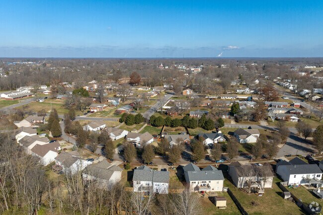 This aerial context of Charlestown is an example of the neighborhoods in the area.