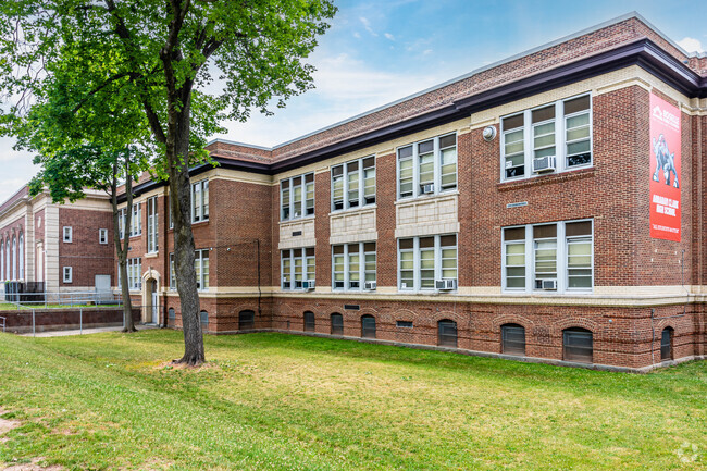 Abraham Clark High School has 821 students enrolled.